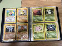 Original Pokemon TCG Binder 1999 Nintendo Wizards Of The Coast With 102 Cards - Image 4