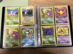 Original Pokemon TCG Binder 1999 Nintendo Wizards Of The Coast With 102 Cards - Image 5