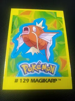2000 Pokemon Navarrete Kanto Peru Buildable Card Magikarp #129 Vintage US Seller - Image 1