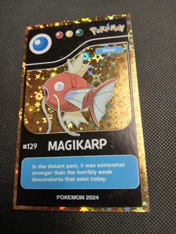 2024 POKEMON POKEDEX BLACK Card #129 Magikarp Peru Edition US Seller - Image 1
