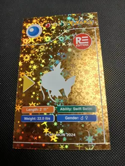 2024 POKEMON POKEDEX BLACK Card #129 Magikarp Peru Edition US Seller - Image 2