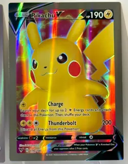 POKEMON: Charizard ex & Pikachu V JUMBO Collector Cards *PARENTS PLZ READ BELOW - Image 2