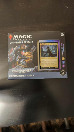 MTG Magic Gathering Warhammer 40K Forces of the Imperium SEALED Commander Deck - Image 1
