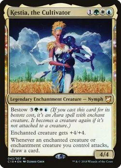 Kestia, the Cultivator Foil - Commander 2018 MTG-LP - Image 1