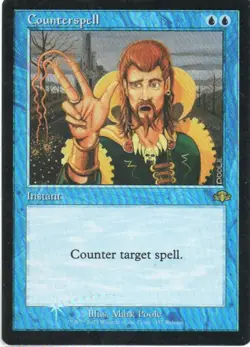 MTG: Launch Party & Release Event Promos: Foil Counterspell: LP Condition - Image 1