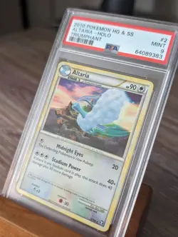 2010 Pokemon HG & SS Triumphant Altaria Holo #2 PSA Mint 9 - Image 2