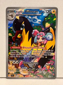 Pokemon Karte Enigmaras Voltrean 163/159 Reisegefahrten Near Mint Deutsch - Image 1