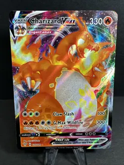 Pokemon TCG Charizard VMAX 020/189 SWSH Darkness Ablaze Ultra Rare Full Art NM/M - Image 1