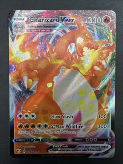 Pokemon TCG Charizard VMAX 020/189 SWSH Darkness Ablaze Ultra Rare Full Art NM/M - Image 3
