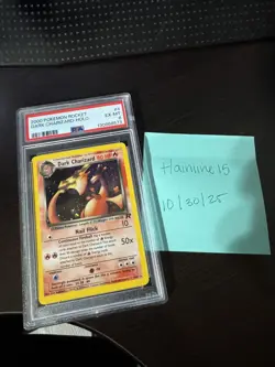 2000 POKEMON TEAM ROCKET #4 DARK CHARIZARD-HOLO PSA 6 - Image 3