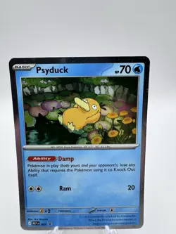 Pokemon TCG -Psyduck 007 Black Star Promo Mega Evolution - Image 1
