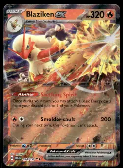 Pokemon TCG SV09: Journey Together #024/159 Blaziken ex NM - Image 1