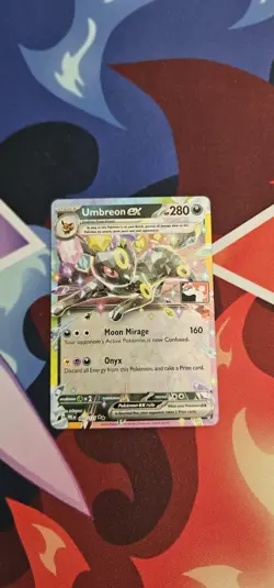 Play! Pokemon Prize Pack Series 7 Prismatic Evolutions 060/131 Umbreon ex MINT - Image 1