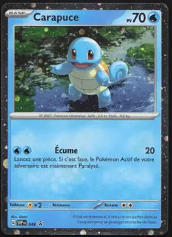 Carte Pokemon Carapuce 048 Holo Promo SV Francais - Image 1