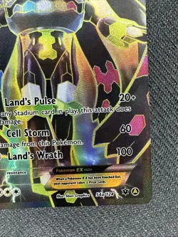 Pokemon Zygarde EX 54a/124 Fates Collide Alternate Full Art Promo MEGA POWERS - Image 4