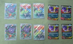 10 Pokemon TCG Haunter Victini Black Star Promos Mega Gengar Ex Phantasmal Flame - Image 1
