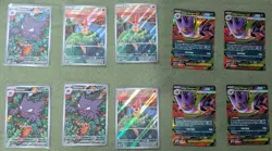 10 Pokemon TCG Haunter Victini Black Star Promos Mega Gengar Ex Phantasmal Flame - Image 2