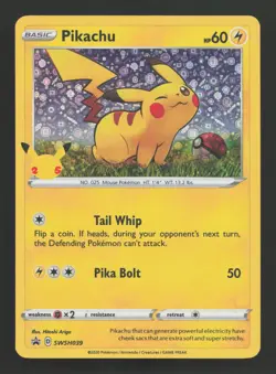 Pokemon Pikachu SWSH039 Sword Shield General Mills Exclusive Promo Near Mint - Image 1