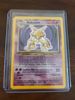 Pokemon 1999 Base Set Unlimited Alakazam Holo 1/102 - Image 1