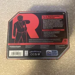 Pokemon Destined Rivals Team Rocket Tin Persian ex (Factory sealed) - Image 2
