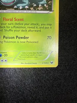 Pokemon Venusaur Holo 3/108 from Dark Explorers in DMG condition! - Image 5
