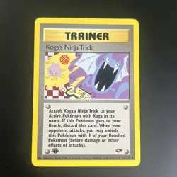 Koga's Ninja Trick - 1st ed Edition Gym Challenge 115/132 2000 NM Pokemon - Image 1