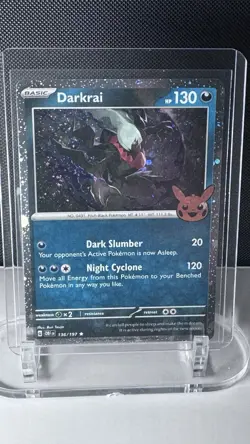 2024 Pokemon TCG Trick or Trade - Darkrai 137/197 Cosmos Holo - NM - Image 1