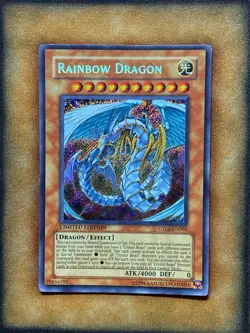 Yugioh Rainbow Dragon CT04-EN005 Secret Rare Limited Edition NM - Image 1