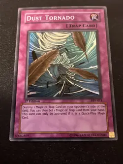 YuGiOh Dust Tornado PSV-011 1st Edition Super Rare Holo - Image 2