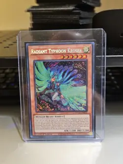 Yugioh! 1x Radiant Typhoon Krosea DOOD-EN015 Secret Rare 1st Ed NM - Image 1