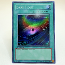 Yugioh Dark Hole LOB-052 1st Edition Super Rare Holo AE - LP-NM 💎 - Image 1