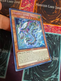 Yu-Gi-Oh! Heavenly Zephyr - Miradora BLVO-EN029 Secret Rare 1st Edition NM a1/ - Image 2