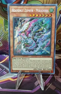 Yugioh! Heavenly Zephyr - Miradora - BLVO-EN029 - Secret Rare - 1st Edition NM - Image 3