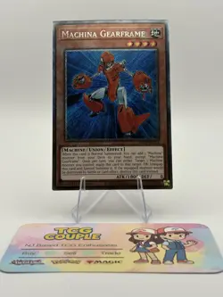 Yugioh Machina Gearframe RA03-EN234 Platinum Secret Rare 1st Edition NM/M - Image 3