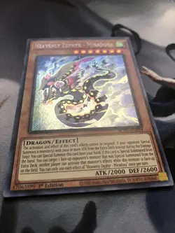 Yugioh! Heavenly Zephyr - Miradora SECRET RARE 1st Edition NM - BLVO-EN029 - Image 2