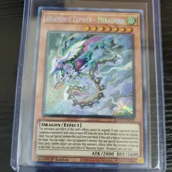 Yugioh! Heavenly Zephyr Miradora - BLVO-EN029 Secret Rare 1st Edition NM - Image 4
