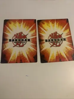 Bakugan Red Pyrus Tentaclear B2 With Two Cards - Image 3