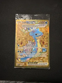Lapras EX 164 Scarlet & Violet Promo Holo Card Sealed - Image 1