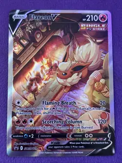 Flareon V SWSH179 SWSH: Sword & Shield Promo Cards Holo - Image 1