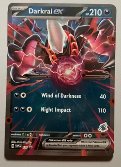 Pokemon Trading Card Game: Darkrai EX- Basic-210 hp-Battle Academy - Image 1