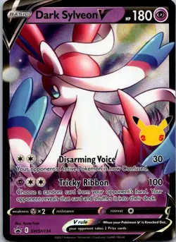 Dark Sylveon V Promo SWSH: Sword & Shield Promo Cards SWSH134 NM - Image 1