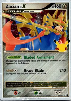 Zacian LV. X - Promo SWSH: Sword & Shield Promo Cards SWSH135 NM - Image 1