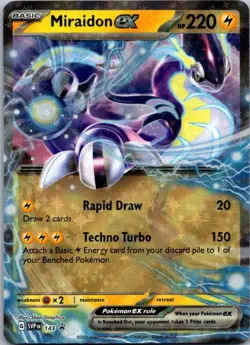 Miraidon ex Promo SV: Scarlet & Violet Promo Cards 143 NM - Image 1