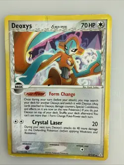 Pokemon Deoxys 5/110 Holo Rare Card LP to MP Condition 2006 Holon Phantoms - Image 1