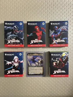 Magic The Gathering Marvel Spider-Man Welcome Deck Complete Set With Promo Card - Image 1