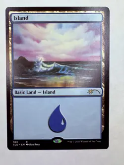 SLD Island (103) (Bob Ross) Secret Lair Drop NonFoil MTG NM - Image 1
