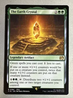 MTG / The Earth Crystal / FIN / #184 / Regular / Rare / NM - Image 1