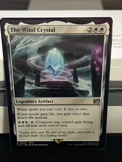 Magic The Gathering The Wind Crystal Final Fantasy Regular NM - Image 1