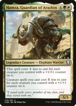 Hamza, Guardian of Arashin Commander Legends NM MTG Non-Foil - Image 1