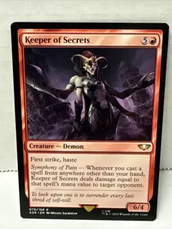 MTG - KEEPER OF SECRETS - Warhammer 40K Commander (R) - Image 1